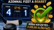 Jégkorong – Korai kifizetés 3 gólos előnynél