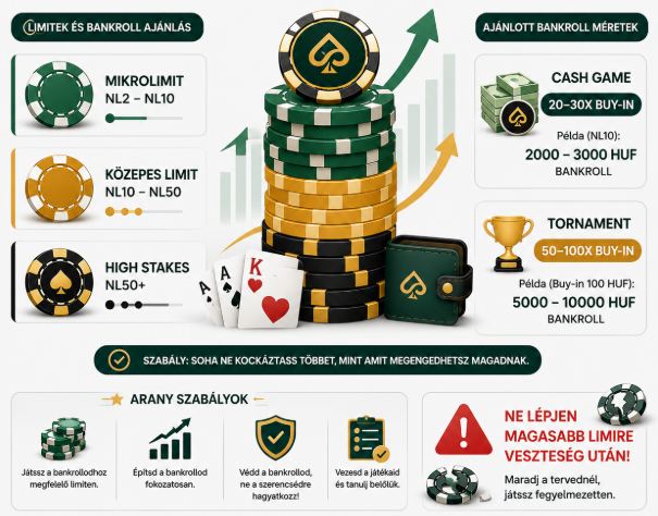 Bankroll kezelési útmutató Boabet pókernél